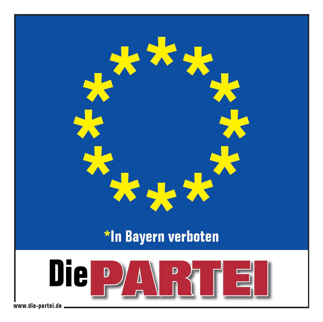 LV-Angebot: Aufkleber EU-Sternchen (9,8x9,8cm)