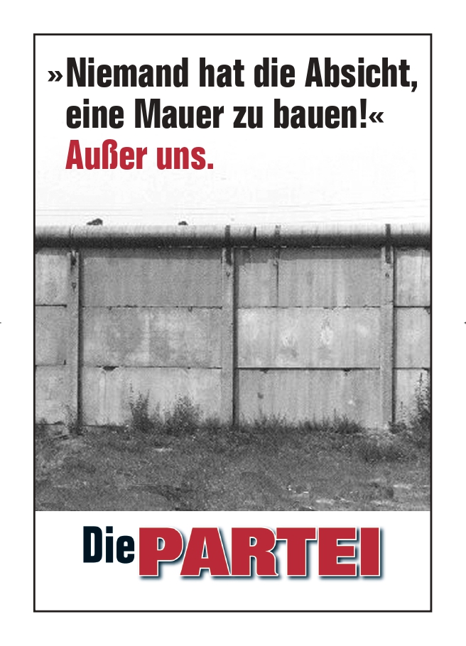 LV-Angebot: Mauer Postkarte