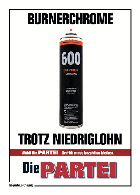 LV-Angebot: Burnerchrome trotz Niedriglohn (DIN A7)