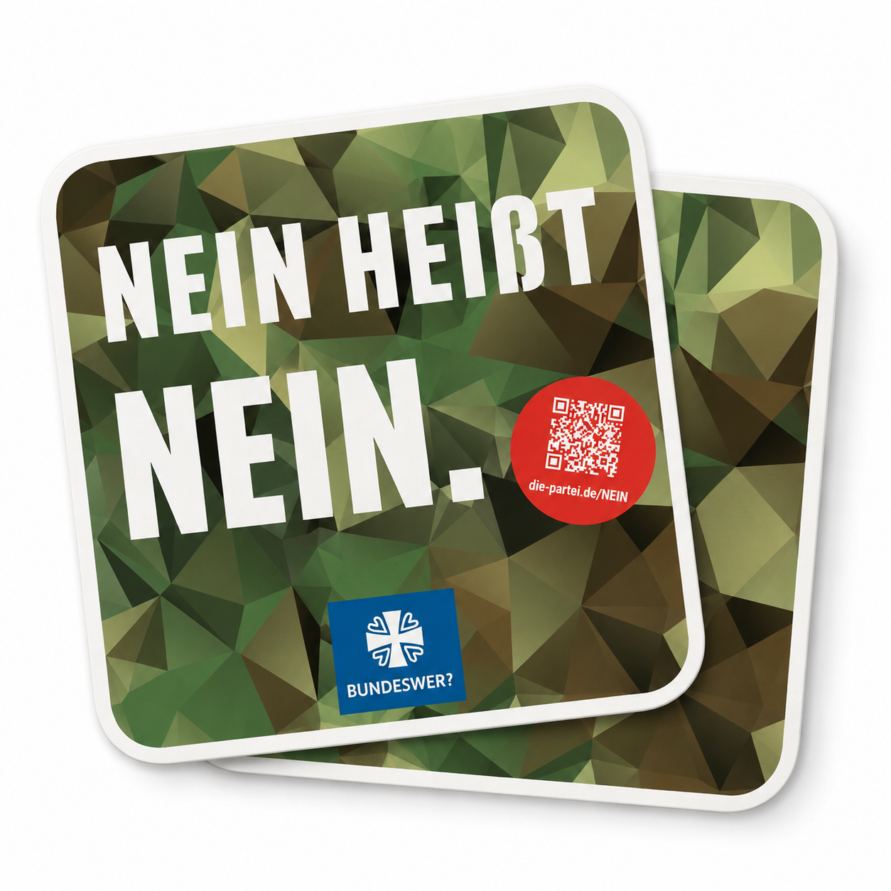 LV-Angebot: Bierdeckel Verweigern.