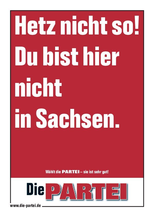 LV-Angebot: Hetz nicht so! (A7)