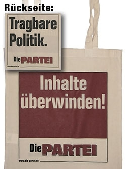 LV-Angebot: Jutetasche "Tragbare Politik"