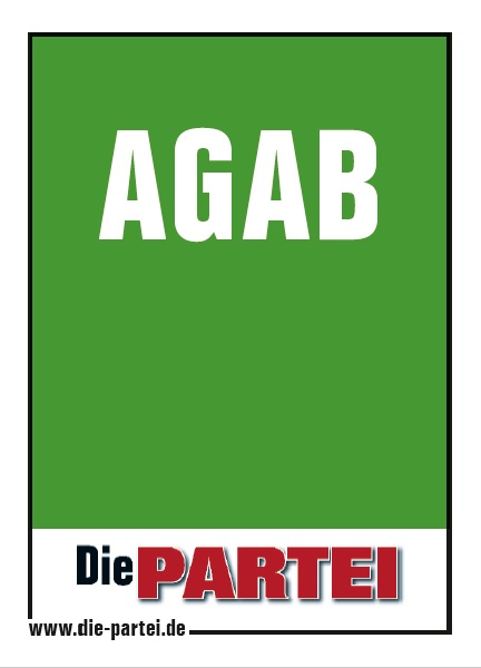 LV- ANGEBOT: AGAB Sticker - A7